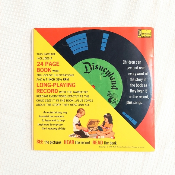 Walt Disney 1968 Record & Book How The Camel Got His Hump LLP 325 - Picture 2 of 4